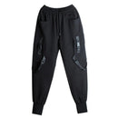 Black High Waist Cargo Pants Women Casual Punk Pants Gothic Streetwear Pencil Harajuku Cool Trousers Fashion Hip Hop Girls Pants