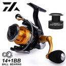 New High Quality Double Spool Fishing Reel Stainless Steel Ball Bearing Fishing Feeder Spinning Reel For Carp Fishing