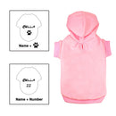 Custom Dog Cat Hoodie Clothes French Bulldog Puppy Dog Coat Sweatshirt Cotton Winter Dog Cat Clothing Shirt Chihuahua Yorkshire
