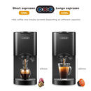 HiBREW咖啡机 4合1 多功能胶囊意式浓缩咖啡机 Dolce Gusto & Nespresso & ESE Pod & 咖啡粉 兼容 不锈钢外观 H3