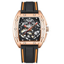 2020 new AILANG automatic mechanical men military luxury brand-name business hollowed out waterproof gents watches Rubber strap