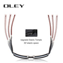 OLEY 铝镁男士太阳镜偏光镀膜反光太阳镜 oculos 男士眼镜配件 Y7144