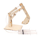 STEM Toys for Children Educational Science Experiment Technology Toy Set  DIY Hydraulic Excavator Model Puzzle Painted Kids Toys
