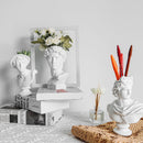 Resin Flower Pot Vase Home Decoration Pen Holder Makeup Brush Storage Box European Decoration Sculpture Model Sketch