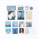 Journamm 15pcs Vintage Cards for Phone Deco Retro Stationery Supplies Plant Paper Junk Journal Label Scrapbooking Material