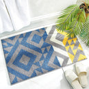 All Season Soft Non-Slip Bathroom Carpet Rainbow Print Doorway Water Absorbent Bath Mat Home Decor Floor Rug Shower Room Mats