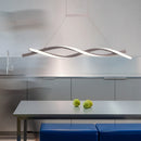NEO Gleam Matte Black or Grey Minimalist Modern Led Chandelier For Living Room Dining Kitchen Room Surface Mounted Chandelier