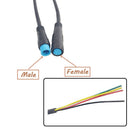 Julet 9mm Base Connector 2 3 4 5 6Pin Cable Waterproof Connector For Ebike Bafang Display Pin Optional Cable Ebike Accessories