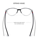 MERRYS DESIGN Women Retro Cat Eye Glasses Frame Ultralight Eye Myopia Prescription Eyeglasses Acetate Glasses Legs S2602