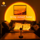 Sunset Projection Lamp,USB Port 180° Rotation LED Projector Lamp,For Bedroom  Selfie Atmosphere Creation