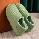 Fashion Women Slippers Winter Warm Fur Slippers Men Women Boys Girls House Shoes Flat Heel Home Indoor Waterproof Female Slipper