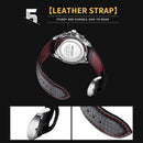 MEGIR Mens Watches Top Brand Luxury Quartz Watch Men Fashion Luminous Army Waterproof Men Wrist Watch  Relogio Masculino 1010G