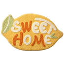 Flocking Fruit Peach Lemon Shape Home Entrance Mat Bedroom Bathroom Door Non-slip Foot Pad