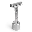 QSHAVE Adjustable Safety Razor kit  Men's Shaving kit Holder + Razor + Blade Disposal Case +15 Blades set