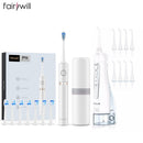 Fairywill 300ml Portable Oral Irrigator USB Rechargeable Dental Water Flosser Jet Irrigator Dental Teeth Cleaner 3 Modes