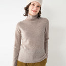 SuyaDream Woman Solid Wool Sweaters 100%Wool Turtleneck Plain Pullovers 2021 Fall Winter Bottoming Shirts Knitwear