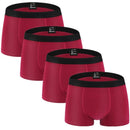 4pcs/Lot Underwear Boxers Man Underpants Casual Men's Panties Male Shorts Breathable Trunk Thermal for Slip Homme Underware