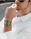 2020 New Top Luxury Fashion Brand  Watch Men Color Bright Glass Chronograph Men&