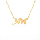 Butterfly Initial Necklace For Women Stainless Steel Gold Chain A-Z Letter Necklace Pendant Bijoux Femme 2020 Boho Jewelry Gift