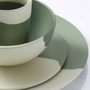 Eco Friendly Bamboo Fiber Tableware Set Lightweight Bamboo Plates Dinnerware Plate Bowl Cup Set for Party Camping Mother&