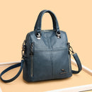 LANYIBAIGE New Women Backpack Multifunction Bags Designer High Quality Leather Women Crossbody Bag  School Bags Travel Backpacks