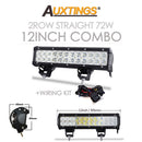 Auxtings 12'' 22'' 20inch 12V 24V offroad led light bar Spot Flood Combo 20'' 126W led Work Light for Jeep Car 4WD Truck SUV ATV