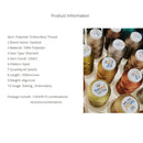 Sanbest Polyester Embroidery Thread High Strength For Brother Singer Janome Babylock Embroidery Machine 1000m Filament Threads