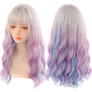 SHANGKE Synthetic Red Black Blonde White Lolita Wigs For Women Long Straight Wig With Bangs Genshin Impact Cosplay Wig
