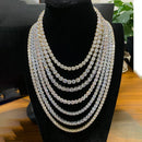 5mm Rock Hip Hop Zirconia Tennis Chains Bling Iced out Cubic Necklace Men women Jewelry Crystal Choker Ketting Sieraden 18"  20"