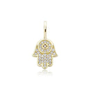 TOPGRILLZ 925 Sterling Silver New Hand Pendant High Quality Iced Out Cubic Zirconia Hip Hop Fashion Delicate Jewelry For Gift