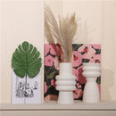 Nordic Ins Creative Ceramics Vase Home Ornaments White Vegetarian Flower Pot Vases Home Decorations Craft Gifts