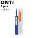 ONTi一键式光纤清洁笔可清洁2.5mm SC FC ST和1.25mm LC MU连接器，清洁次数超过800次
