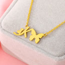Butterfly Initial Necklace For Women Stainless Steel Gold Chain A-Z Letter Necklace Pendant Bijoux Femme 2020 Boho Jewelry Gift