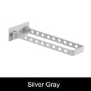 55CM Matte Black Double Towel Bars Bathroom Towel Hanger Space Aluminum Bathroom Accessories Towel Rack Towel Ring  Toilet Brush