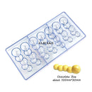 3D Polycarbonate Chocolate Mold Sphere Chocolate Bomb Tools Cake Confectionery Mold for Chocolates Bar Mould Bakery Baking Tools