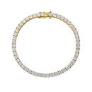 GUCY 3MM-5MM Bracelets Women 925 Sterling Silver Jewelry Moissanite Diamond Wedding Party Bracelet Drop Shipping