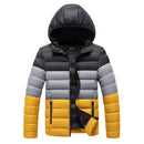 CHAIFENKO Winter Warm Casual Jacket Parkas Men Autumn Fashion Streetwear Men Parkas Windproof Thick Hooded Slim Solid Coat Men