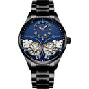 AILANG Genuine Brand Men's Double Tourbillon Luminous Direct-looking Mechanical Watch Automatic Watch Men's Watch   Hollow Movem