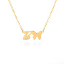Butterfly Initial Necklace For Women Stainless Steel Gold Chain A-Z Letter Necklace Pendant Bijoux Femme 2020 Boho Jewelry Gift