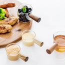 Handle Sauce Dish Japanese Style Glass Saucer Vinegar Dish Gravy Dipping Snack Ketchup Bowl Tableware Coffee Mini Small Milk Pot