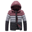 CHAIFENKO Winter Warm Casual Jacket Parkas Men Autumn Fashion Streetwear Men Parkas Windproof Thick Hooded Slim Solid Coat Men