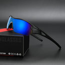 Comaxsun Polarized Sports Men Sunglasses Road Cycling Glasses Mountain Bike Bicycle Riding Protection Goggles Eyewear 5 Len 816