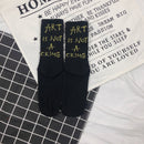 Women Letter Vintage Patterned Harajuku Socks Fashion Funny Skateboard Cool Socks For Female Casual Cotton Short Hipster Sox