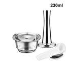 ICafilasSVIP Stianless Steel Reusable Vertuoline Capsule  For Nespresso Vertuo Coffee Filter Espresso For Vertuo Plus