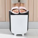 9L Wall Mounted Folding Waste Bin Kitchen Cabinet Door Hanging Trash Bin Car Garbage Trash Can for Bathroom Toilet Waste Storage