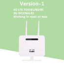 KuWFi 4G路由器Sim卡300mbps解锁版4G CPE无线路由器150mbps CAT4移动WiFi热点带Sim卡槽4个LAN端口