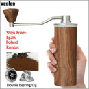 XEOLEO Manual Coffee grinder 45MM Aluminum Coffee miller Black/Brown/Silver/Gold 15g Mini Portable Coffee milling machine