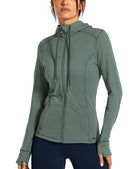 Sportswear Woman'S Sports Jacket Women'S Matte Brushed Full Zip Up Hoodie Coats Outerwear Hooded Workout Sports Jackets Pockets