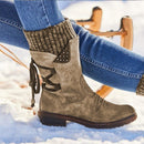 2020 Ladies Warm Shoes Suede Leather Snow Boots Woman Winter Boots 2019 Winter Women&