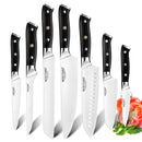 Japanese Kitchen Knives 8 inch Chef Knife Set Germany 1.4116 High Carbon Steel Santoku Fishing Sharp Cooking Knife Handmade